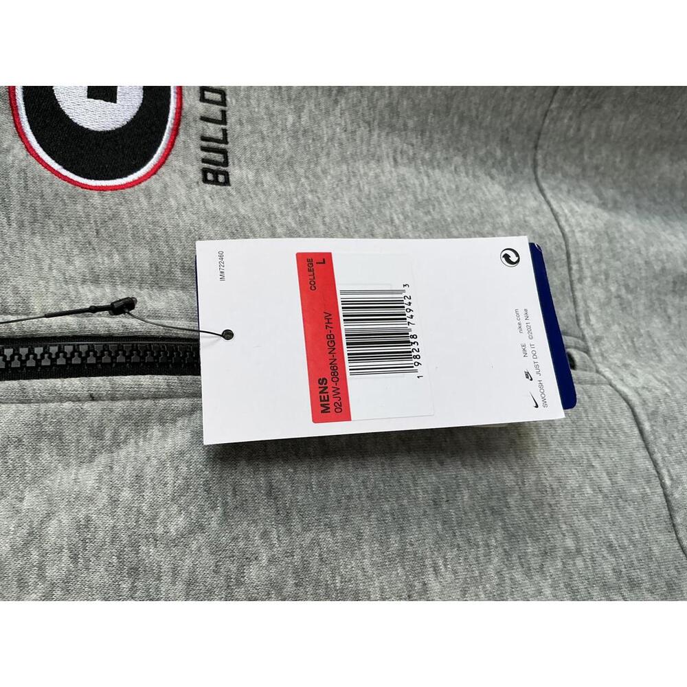 Nike Georgia Bulldogs Sideout Crewneck Sweatshirt - Large - Picture 5 of 7